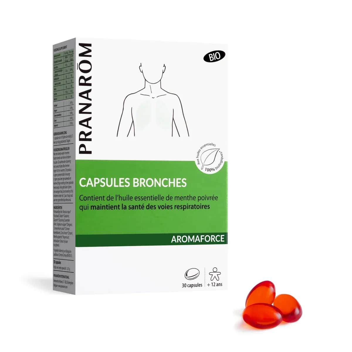 Aromaforce Capsules Bronches BIO 30 caps