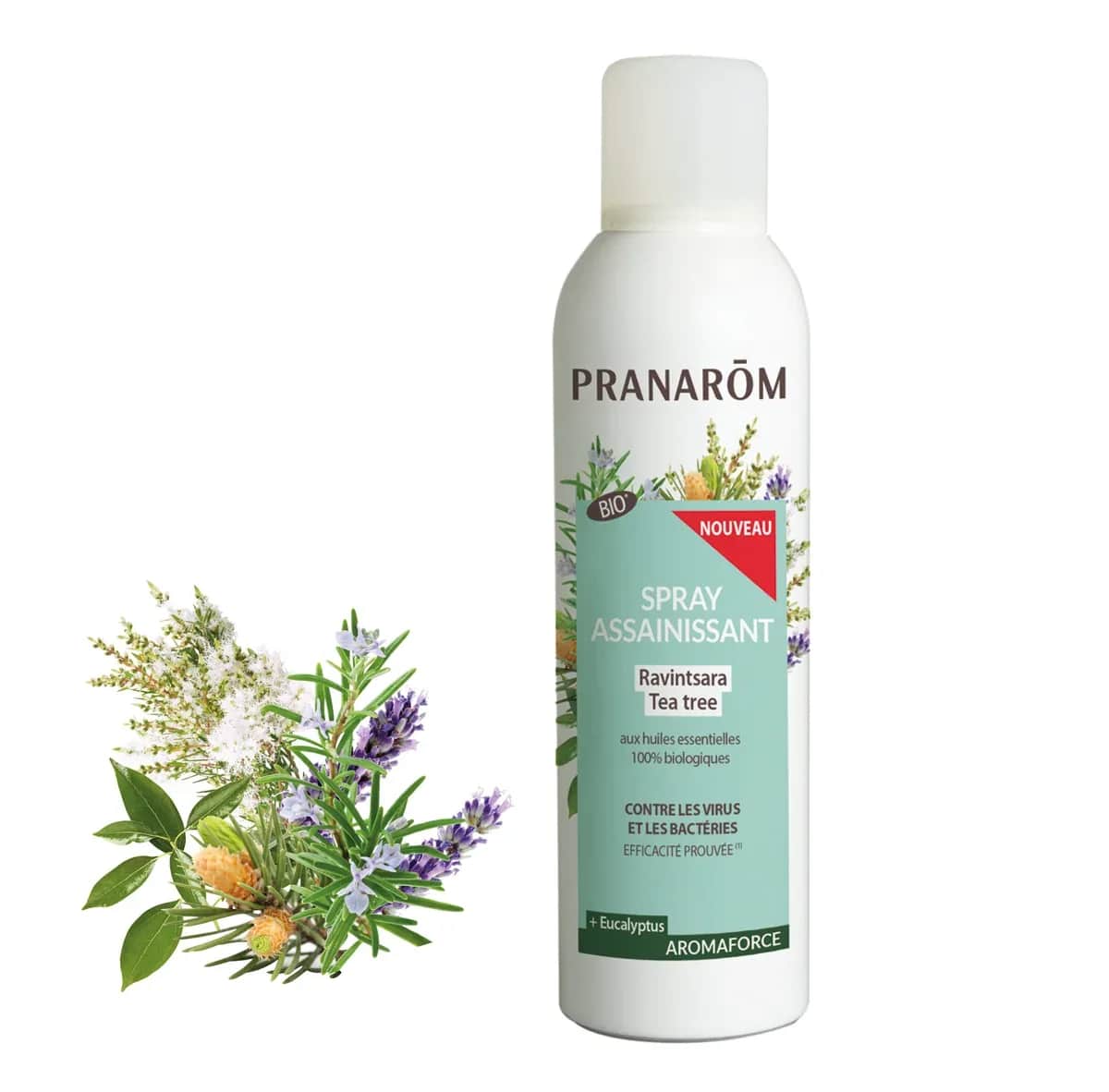 Aromaforce Spray Assainissant Ravintsara/Tea-Tree BIO 150ml