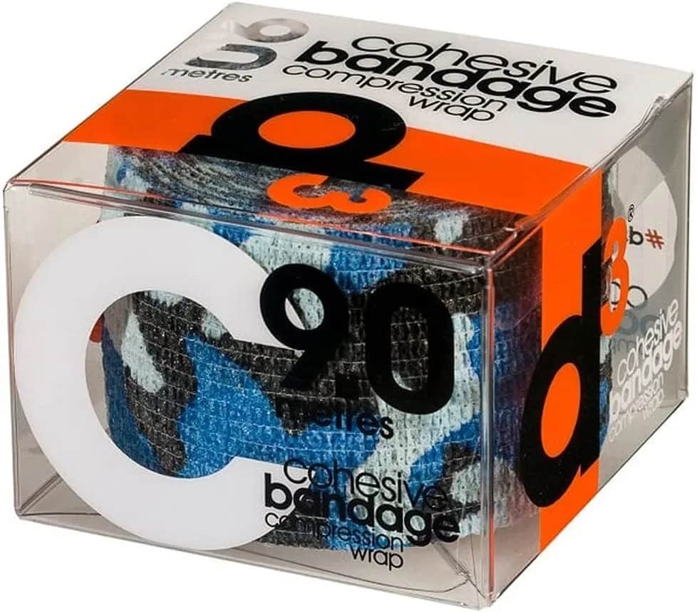 Bandage de compression 75mm x 10Mtr BLEU CAMOUFLAGE