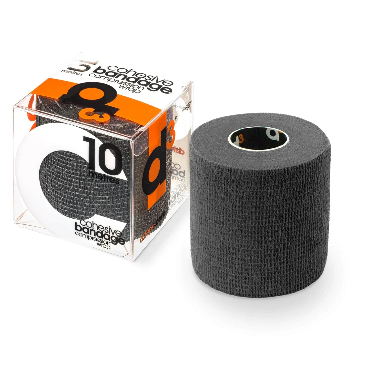 Bandage de compression 75mm x 10Mtr NOIR