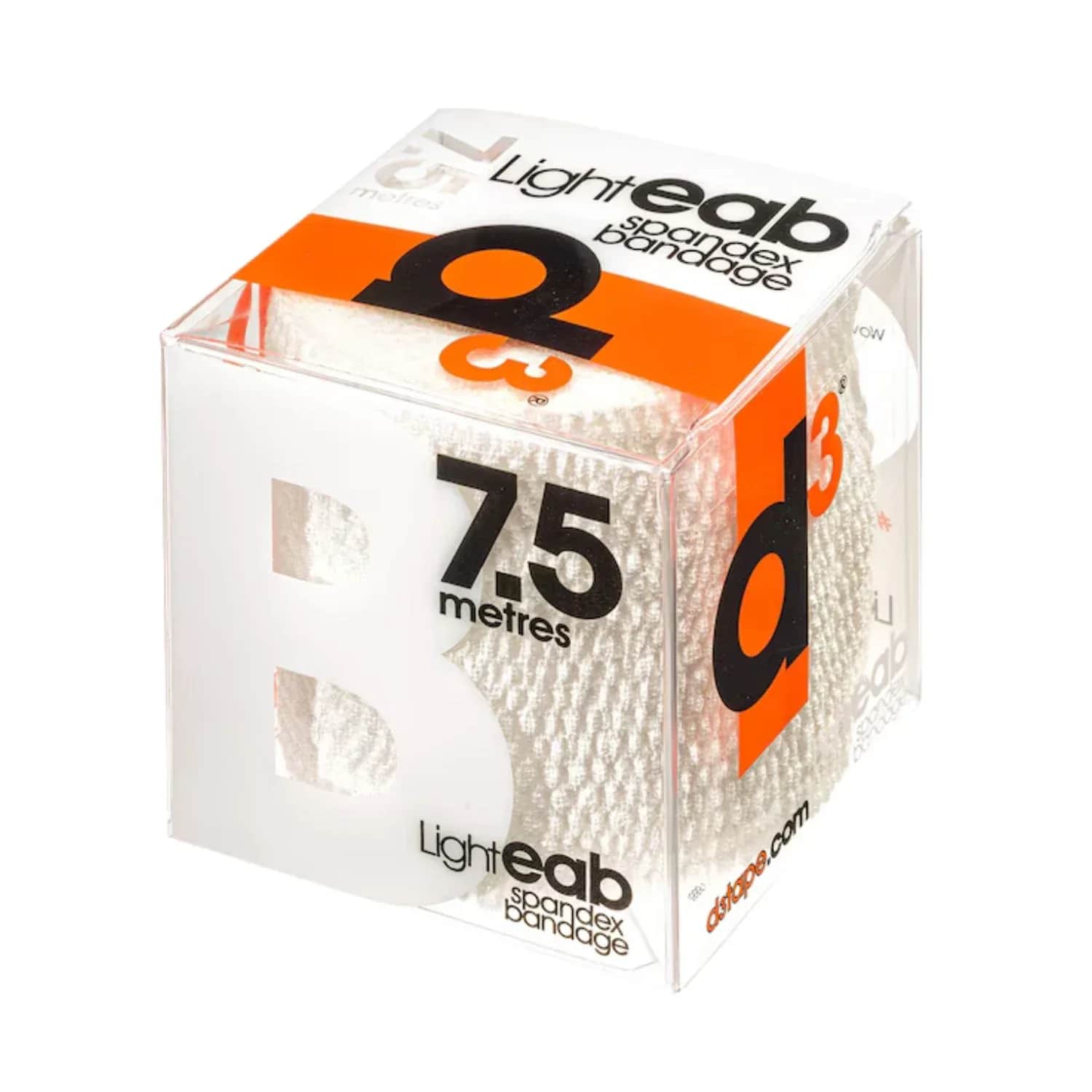 Bandage léger en Spandex 75mm x 7.5Mtr BLANC