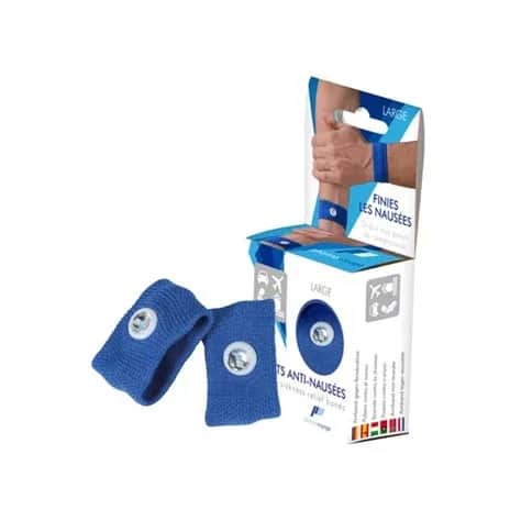Bracelets anti-nausées - LXL BLEU