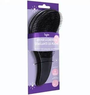 Brosse à Cheveux Démêlante Poche Noire