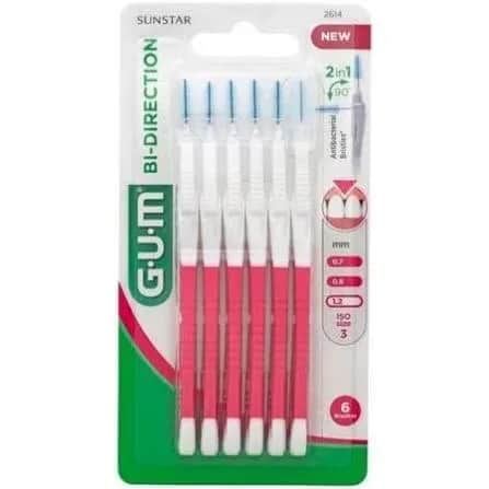 Brossette Interdentaire Bi-Direction 1.2mm x6 2614