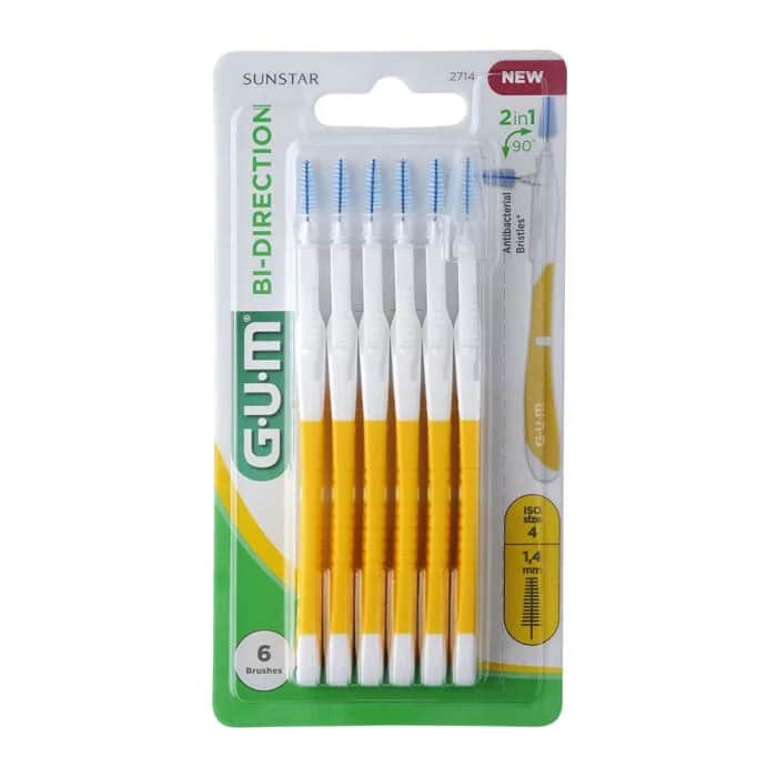 Brossettes Interdentaires Bi-Direction 1.4mm x6 2714