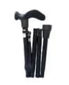 Canne Anatomique Réglable Droite Noire AQ028D