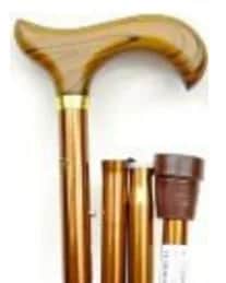 Canne Pliante et Réglable Bronze