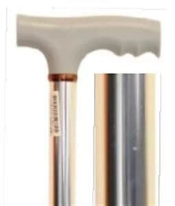 Canne Réglable Alu Grise Poignée Ergonomique Grise AQ368