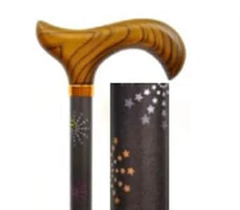 Canne Réglable Alu Marron