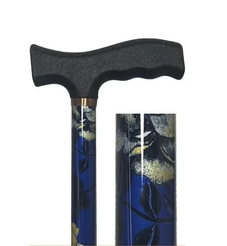 Canne Réglable Pliante Alu Violette (2)