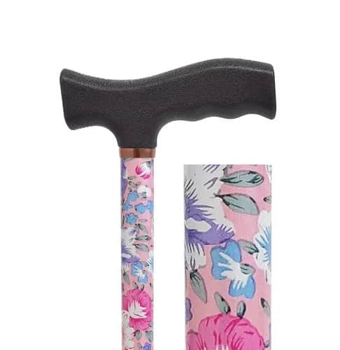 Canne Réglable Pliante Alu Violette (3)