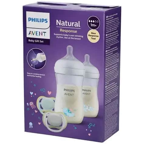 Coffret Nat Response (2 bib 260ml + 2 tét T3 + 2 tét 0-6m)