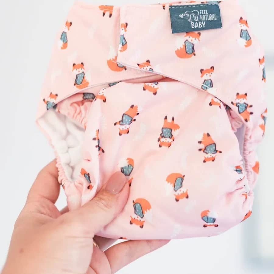 Couche bébé lavable modèle Ophélie