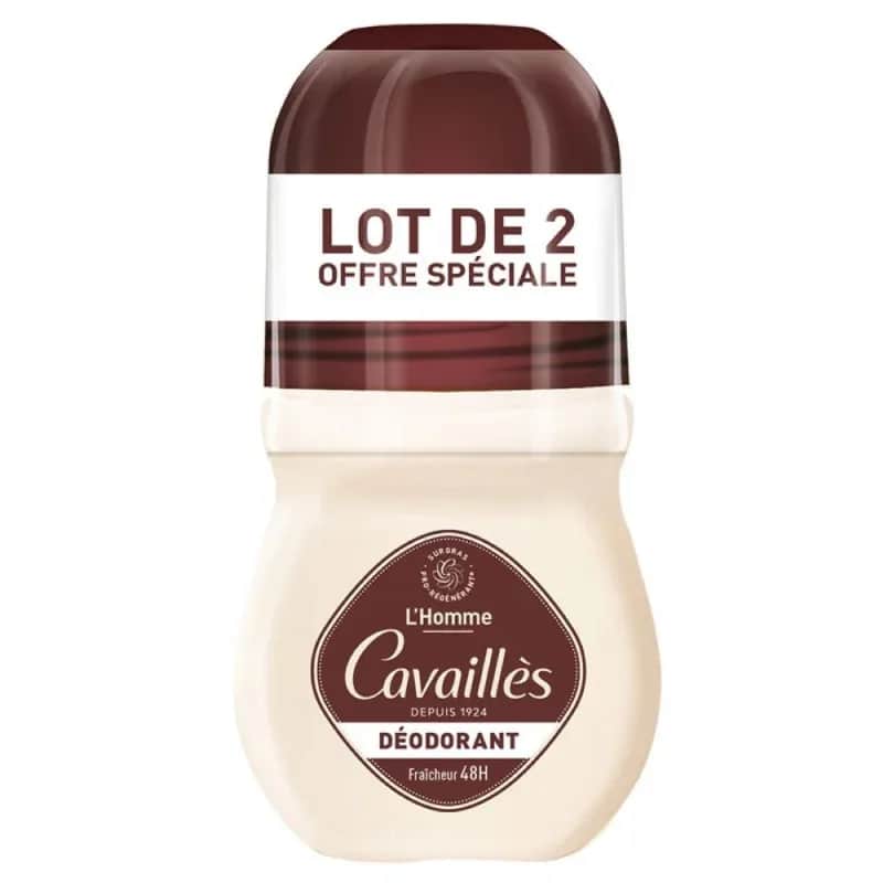 Déo Dermato 48H Anti-odeurs Homme Roll-on 2x50ml