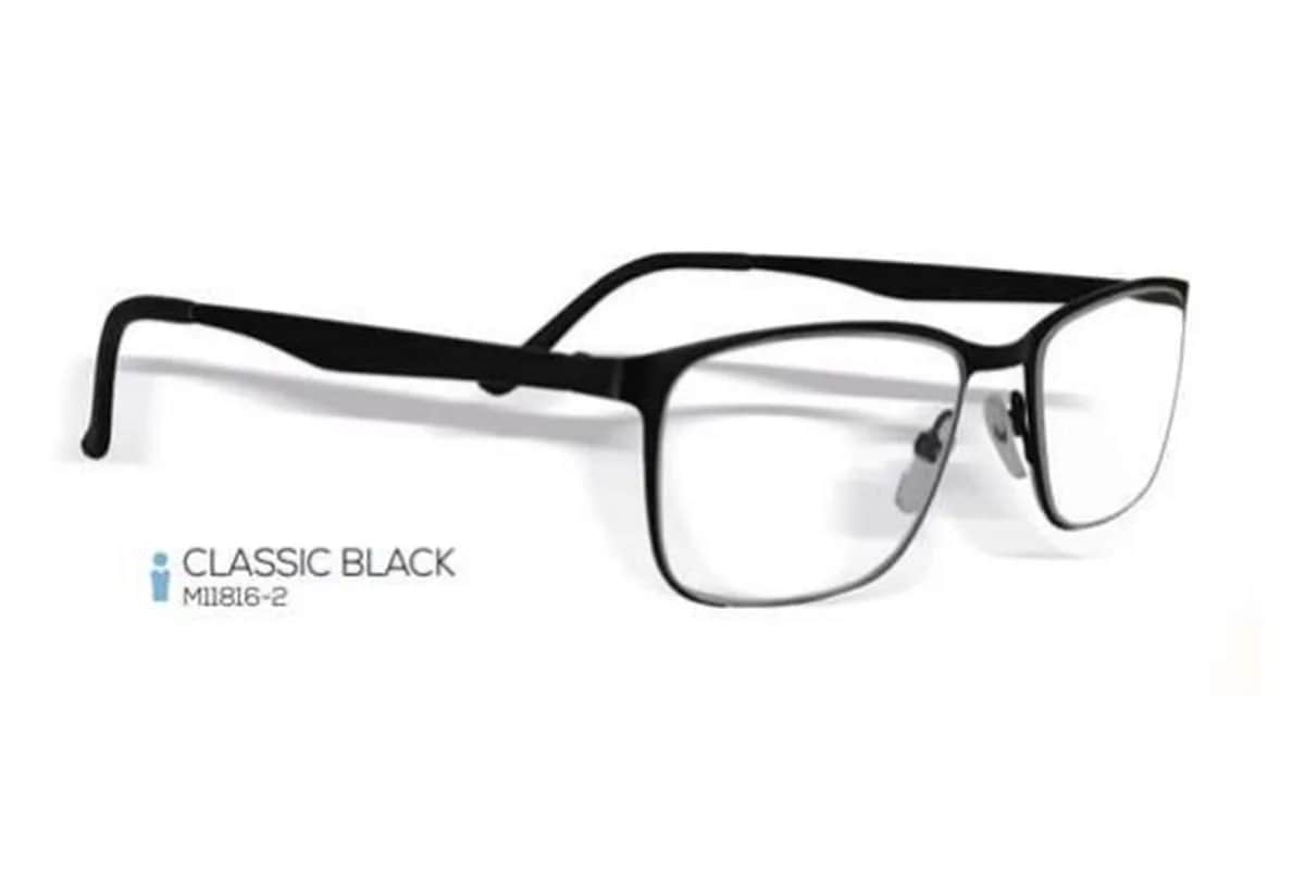 Loupe Classic Black métallique cerclé +2,5