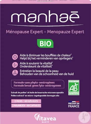 Manhae Ménopause BIO 60 gélules