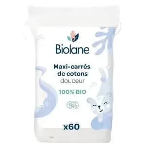 Maxi carrés de cotons BIO x60