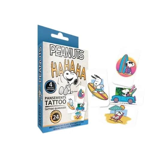Peanuts Pansements Tatoo boîte de 24
