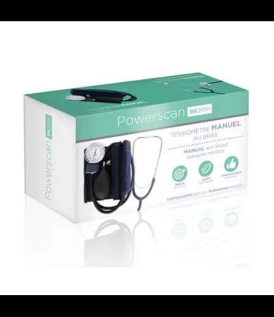 Powerscan Tensiomètre manuel BK2001 avec stéthoscope