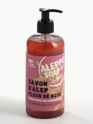 Savon d'Alep Liquide Fleur de Rose 500ml