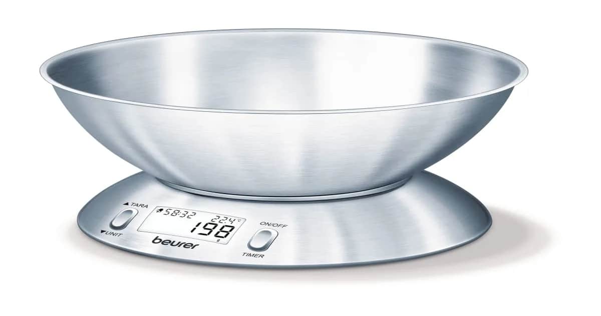 KS54 Balance cuisine grand bol acier inoxydable