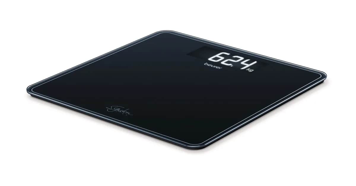 GS400 Pèse personne Signature Line BLACK 200kgs