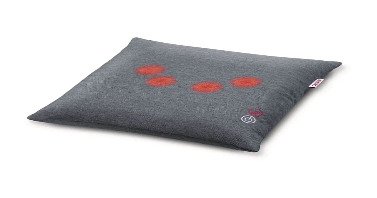 MG135 Coussin de massage 4 têtes housse lavable