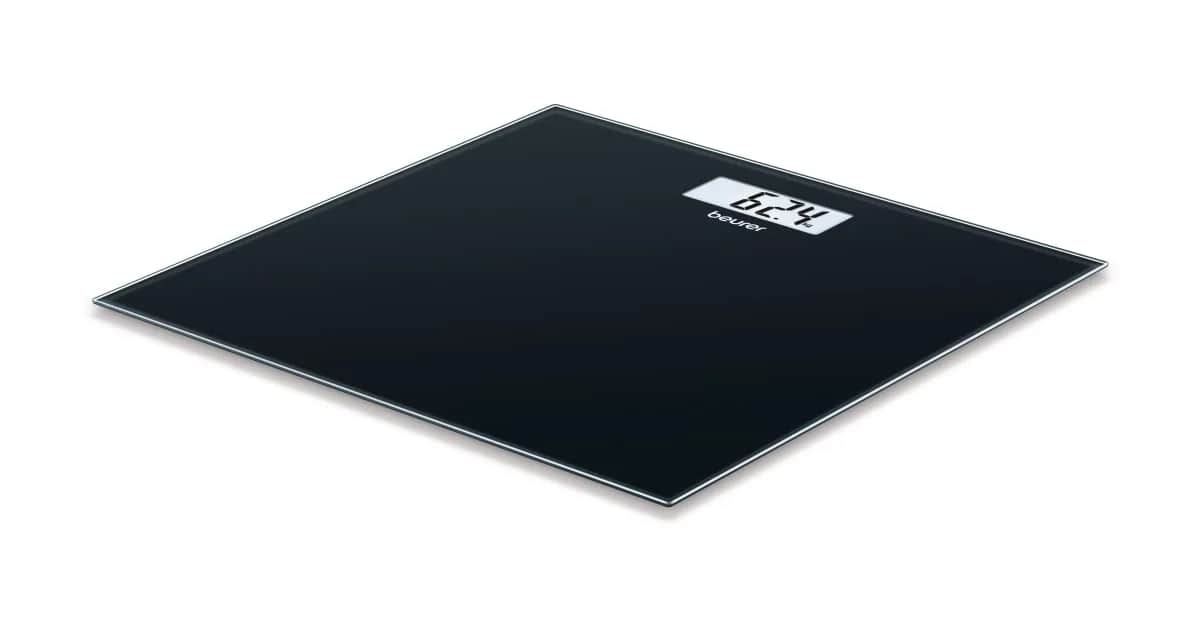 GS10 Pèse personne noir 180kgs
