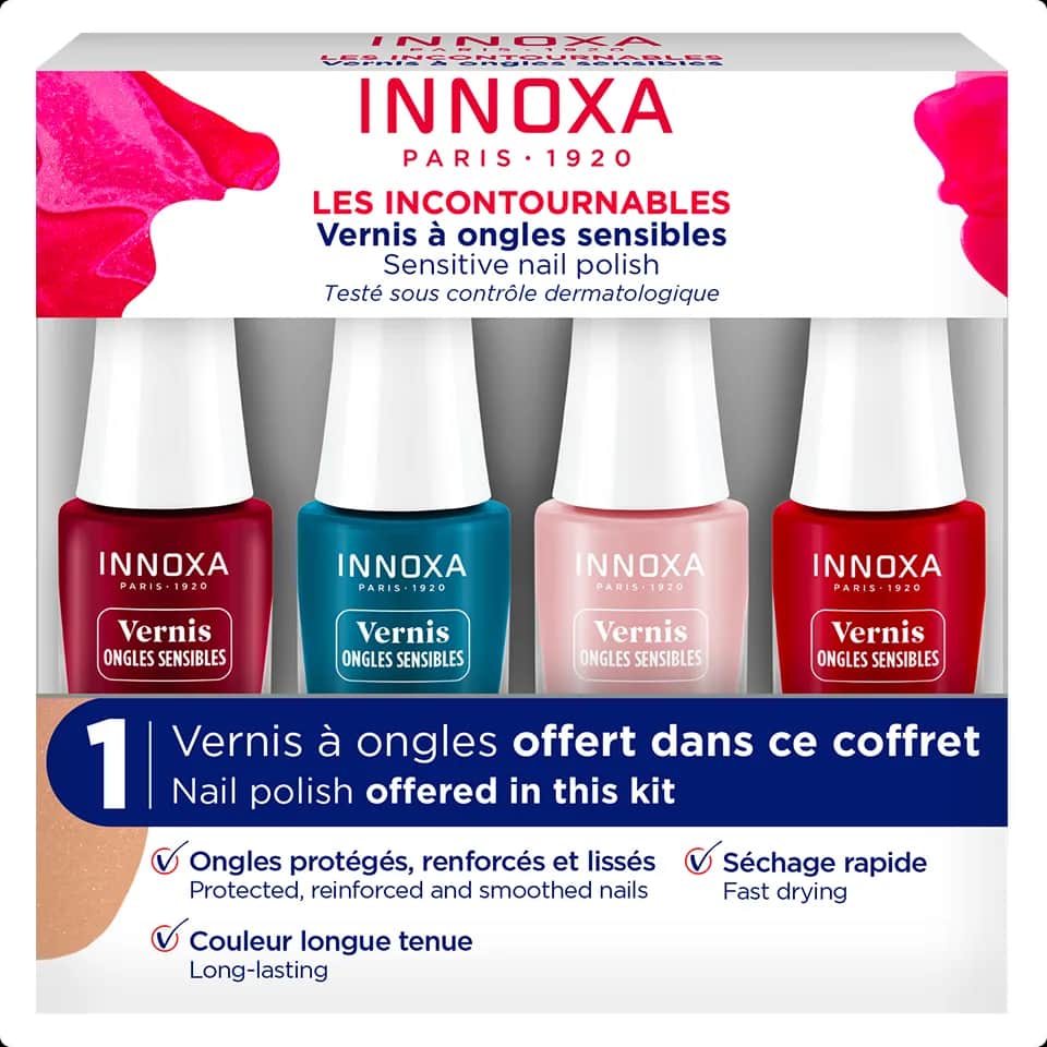 Coffret 4 vernis Incontournables