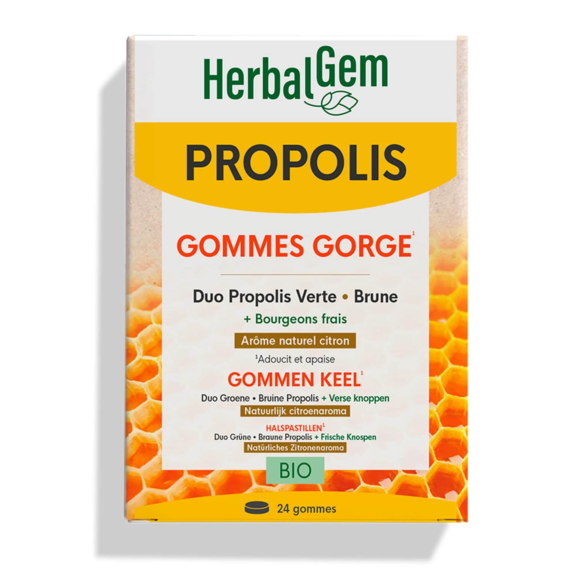 Propolis Gommes Gorge x24