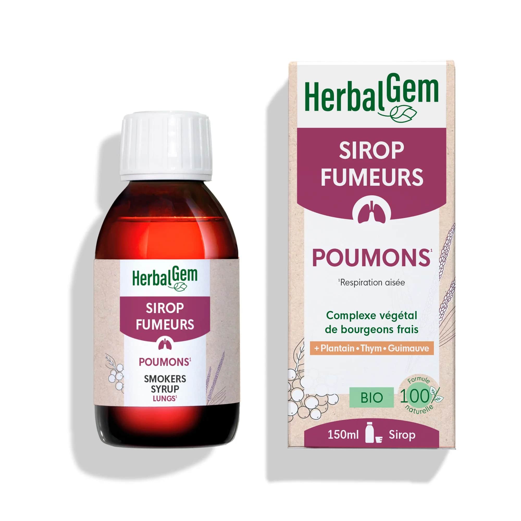 Sirop Fumeurs BIO 150ml