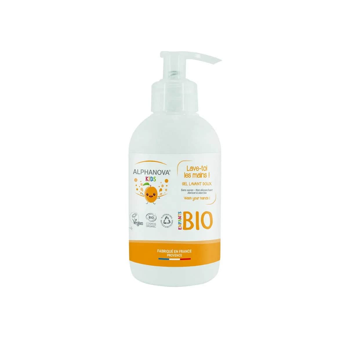 Lave toi les mains Abricot BIO Enfants 250ml