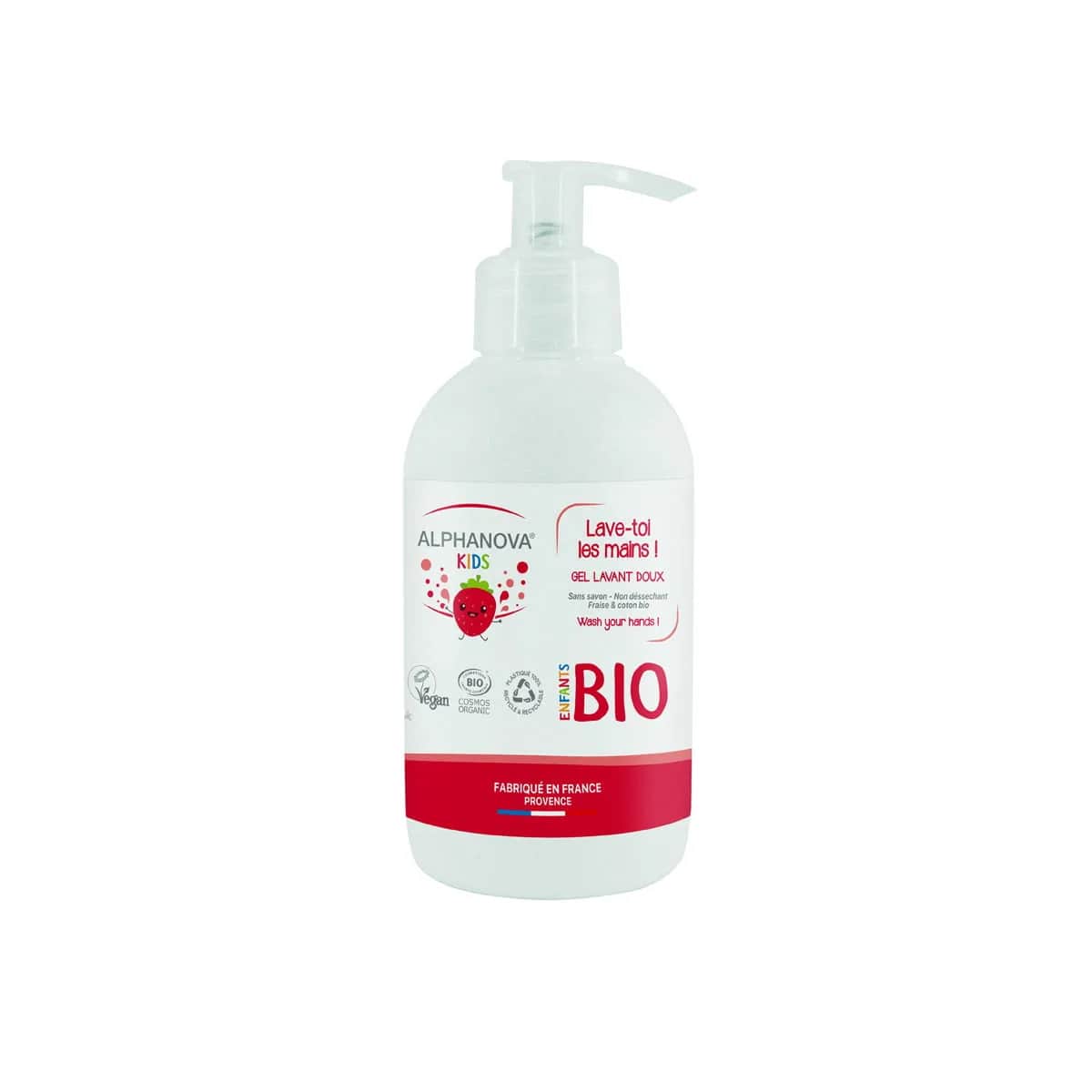 Lave toi les mains Fraise BIO Enfants 250ml
