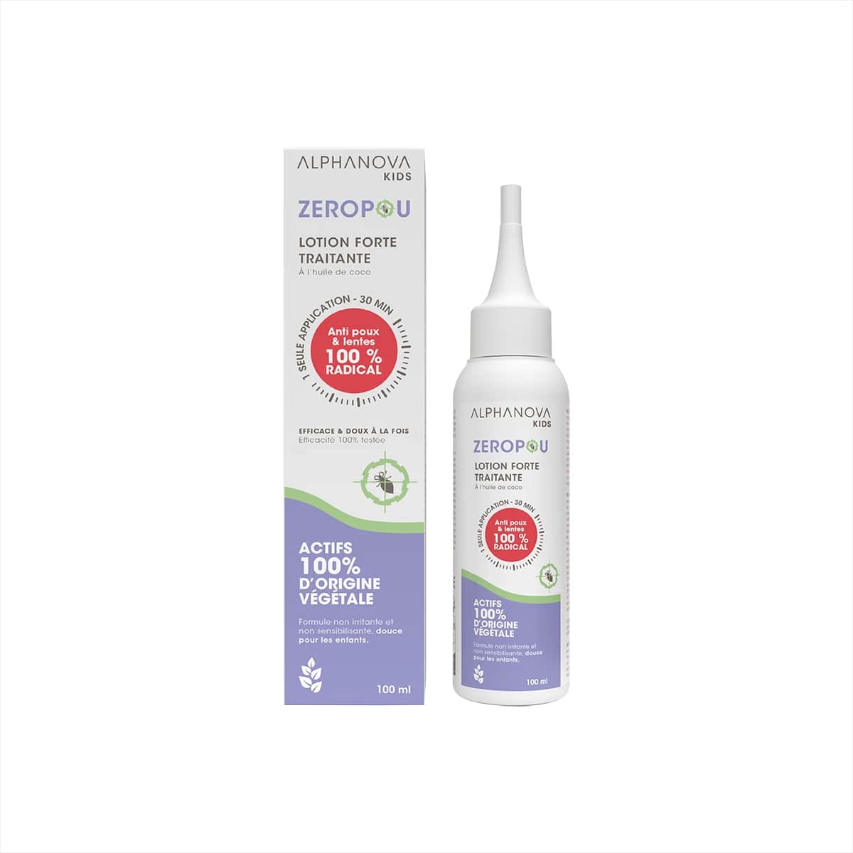 ALPHANOVA ZERO POUX lotion coco 100ml