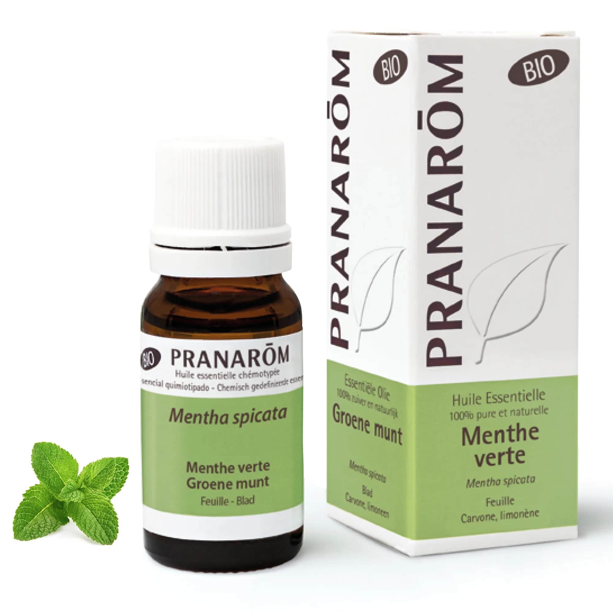 HE Menthe Verte Partie Aérienne BIO 10ml