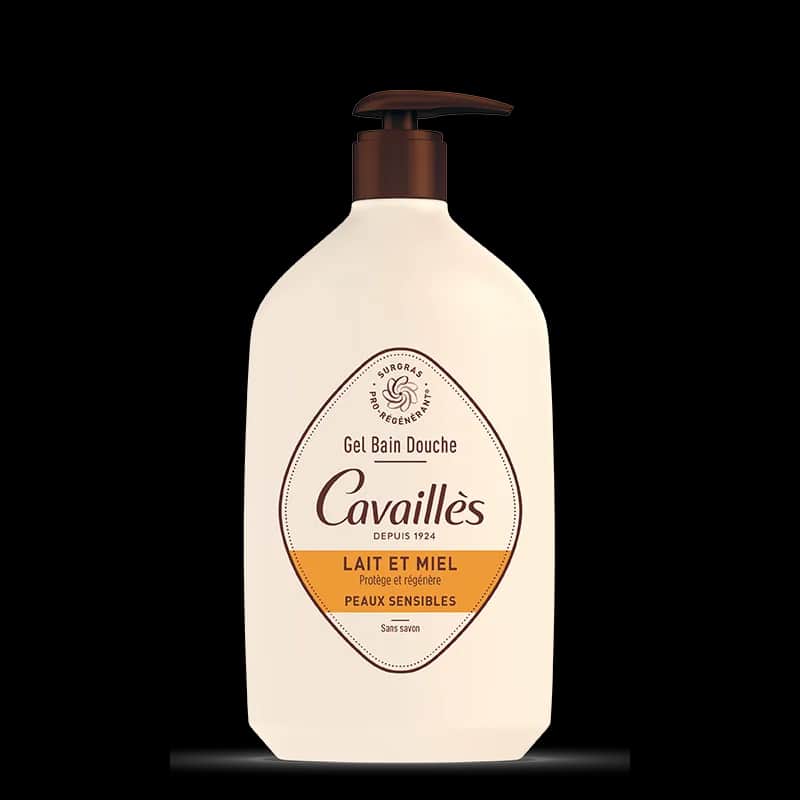 Gel surgras bain et douche Lait et Miel 1L