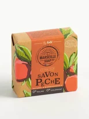 Savon Marseille Pêche certifié 100g