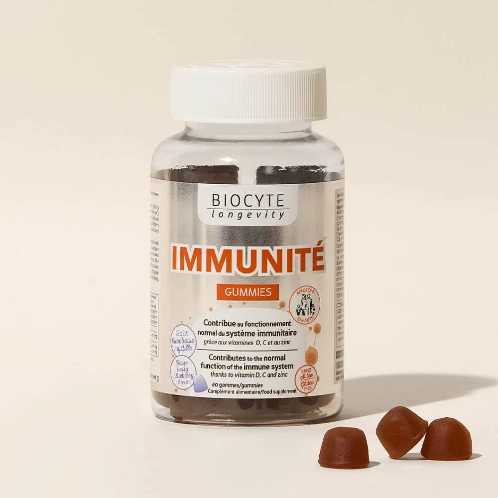 Immune Gummies 60 (framboise et myrtille)