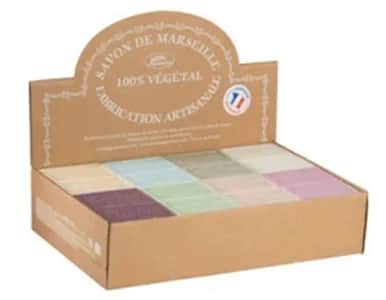 Savon Marseille 125gr Présentoir n°2