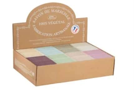 Savon Marseille 125gr Présentoir n°3