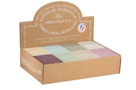 Savon Marseille 125gr Présentoir n°6