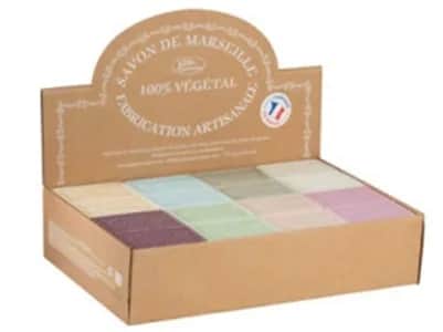 Savon Marseille 125gr Présentoir n°7