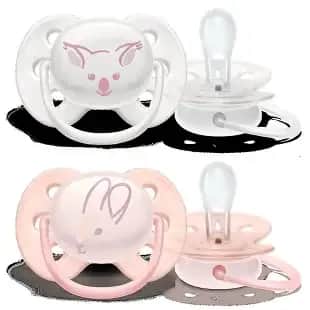 Sucette ultra douce 0-6 girl Koala/Lapin