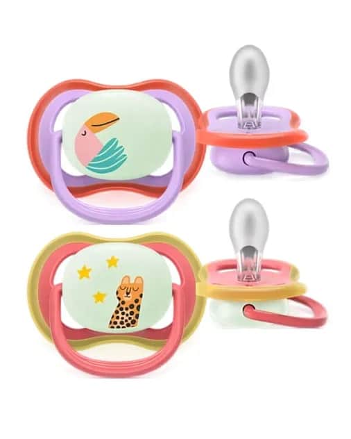 Sucettes Air Nuit 18M+ x 2 (Fille)
