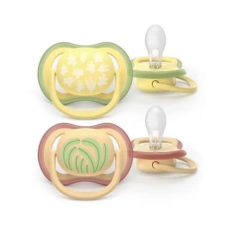 Sucettes Ultra Air 0-6 mois x2 (Nature)