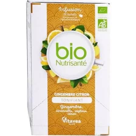 Thé Gingembre Citron (Tonifiant) B/20