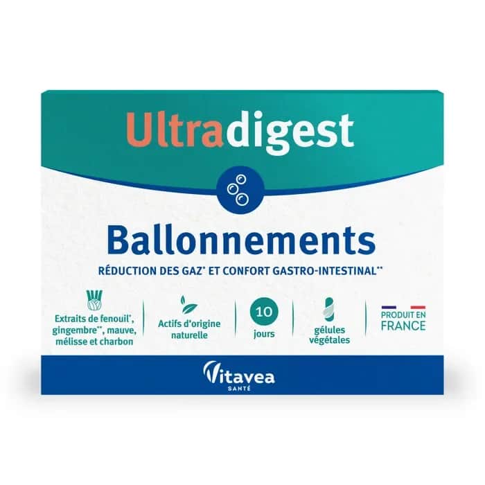 Ultradigest Ballonnements 20 gélules