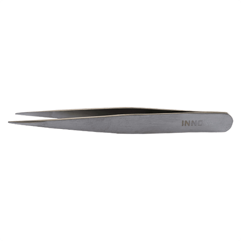 Pince à épiler pointe fine silver 10cm