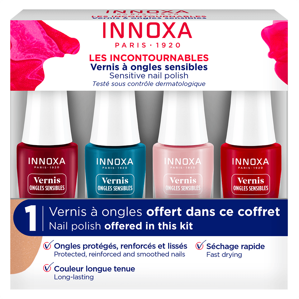 Coffret 4 vernis Incontournables