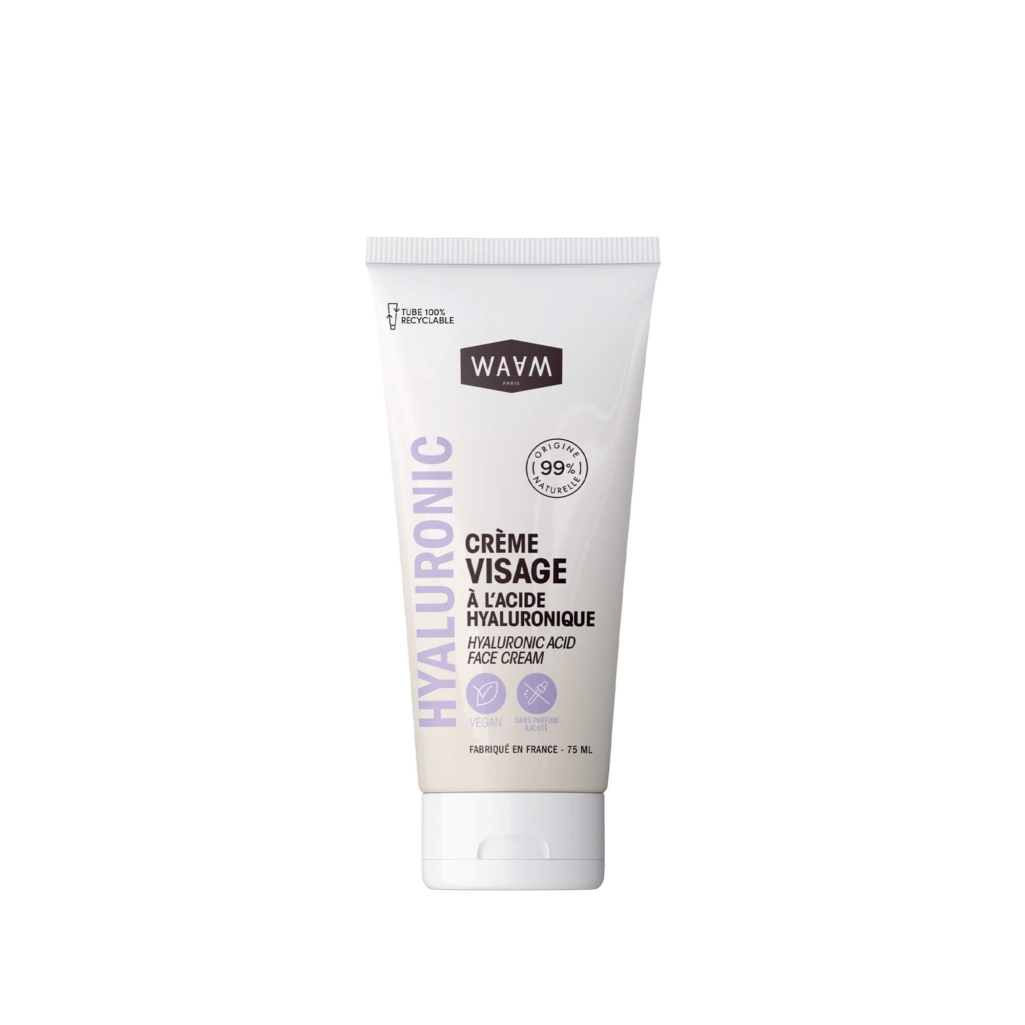 Crème visage à l'acide hyaluronique 75ml